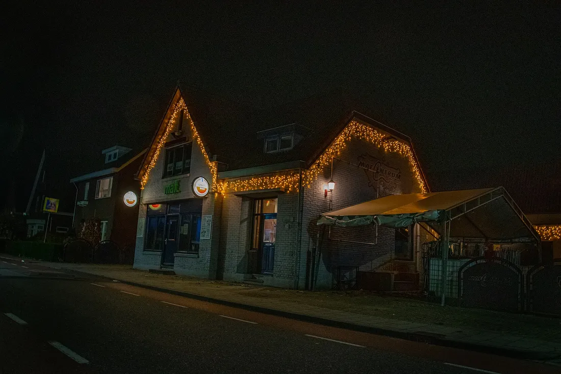 Buitenaanzicht van het Mafcentrum in Maasbree